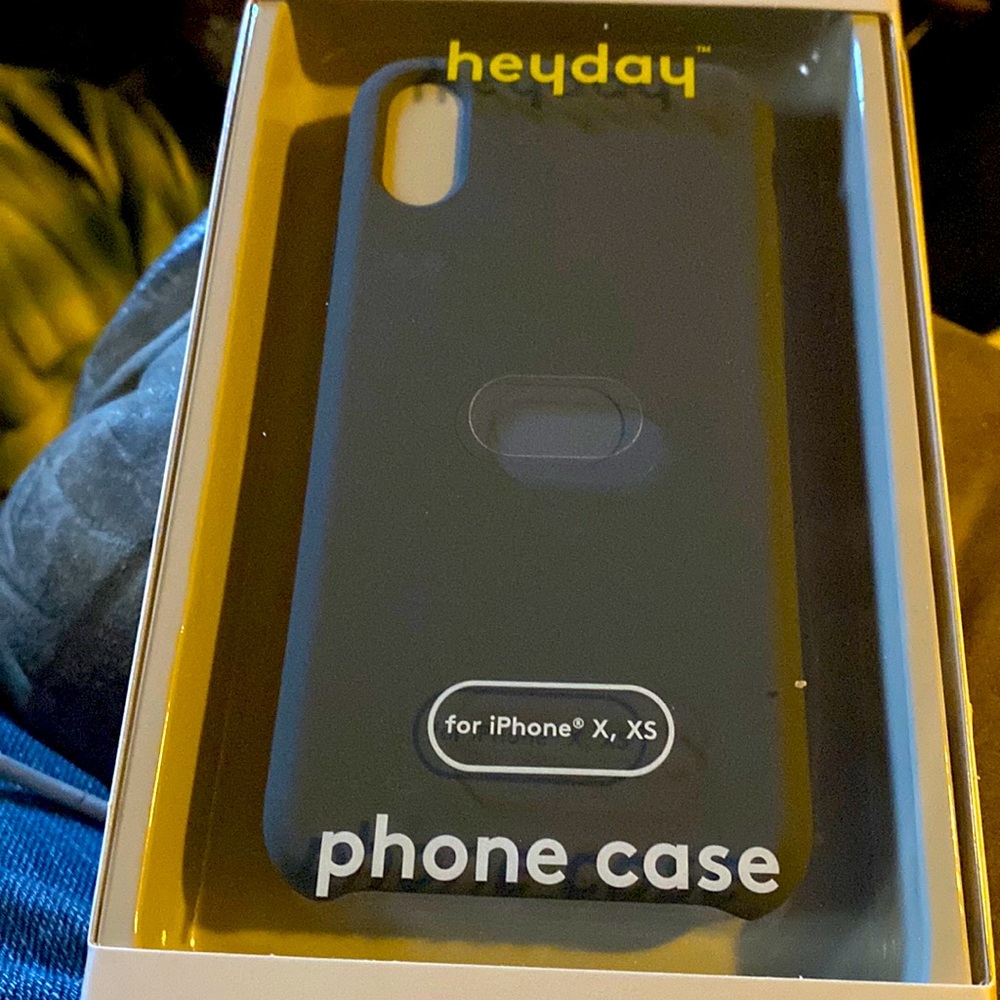 New sealed heyday iPhone X, XS phone case black.